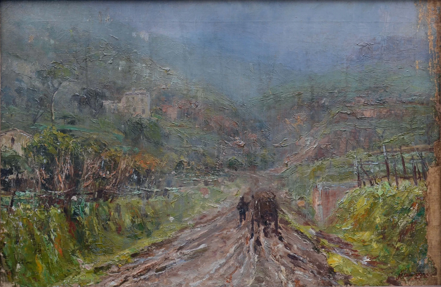 Paesaggio piovoso - Pinacoteca Provinciale, Salerno